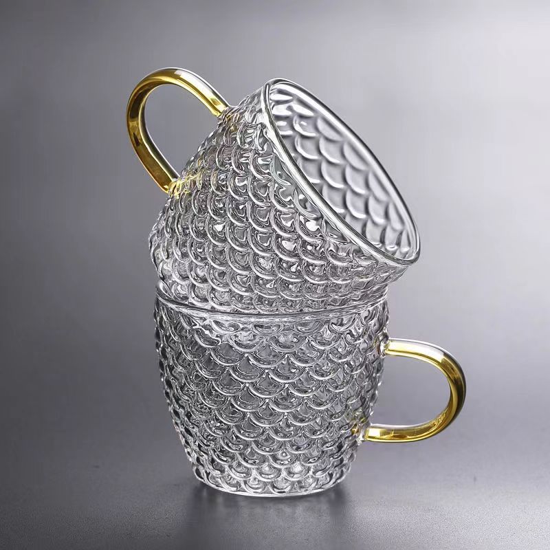 Coffee Tea And Sugar Set - Bộ Ấm Chén Trà Thủy Tinh