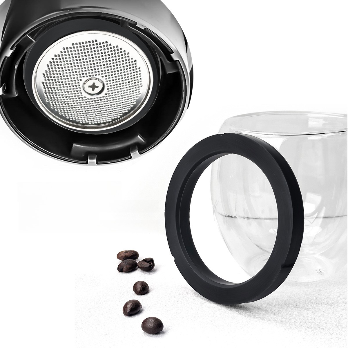 Coffee & Tea Difabis - 54mm Stainless Steel Brew Head Kit