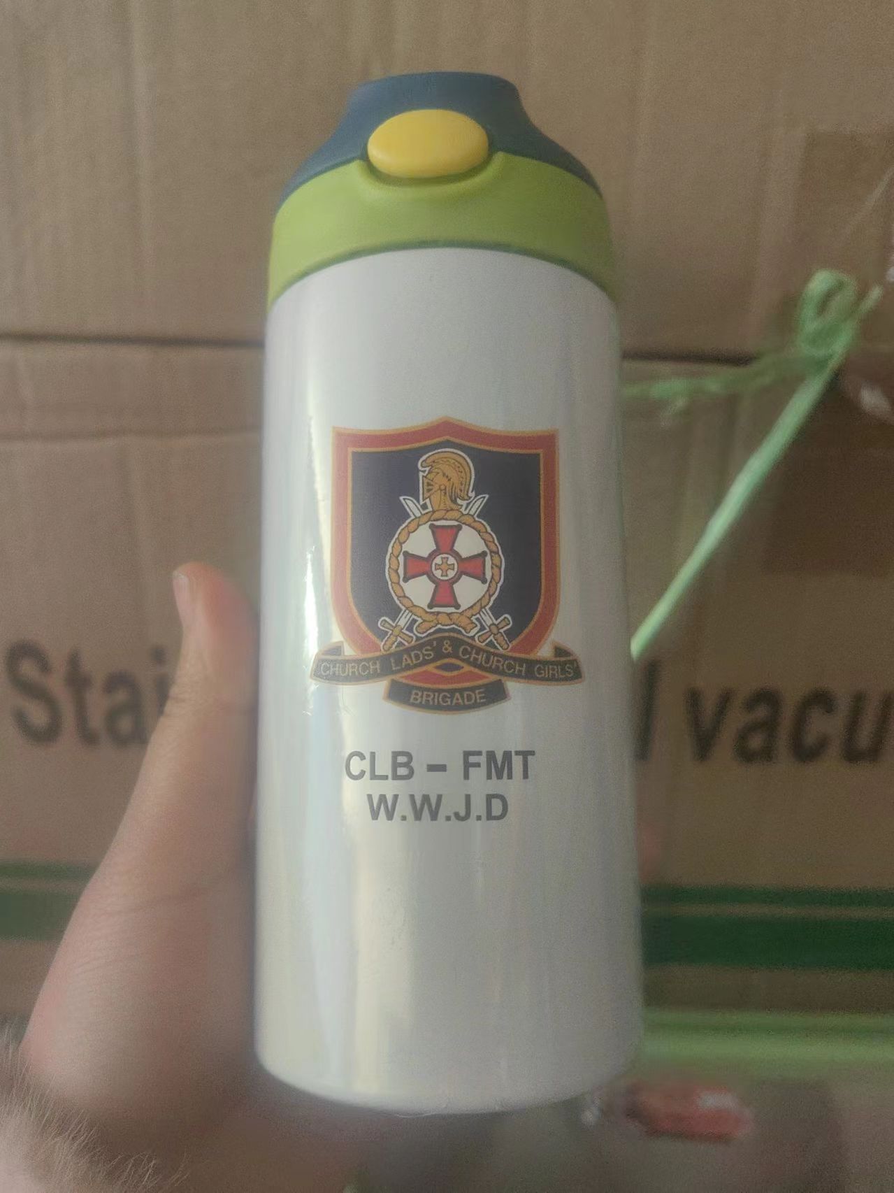 Double Wall Mug - Custom LOGO Pictur12oz Straight Sippy Cup