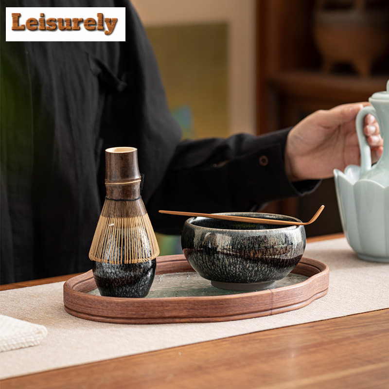 Jianzhan Matcha Four-piece Set - đánh giá và giá Matcha Whisk Set