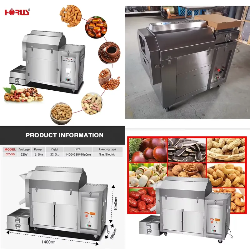 2026 Horus 25kg/h Automatic El - đánh giá và giá Coffee Bean