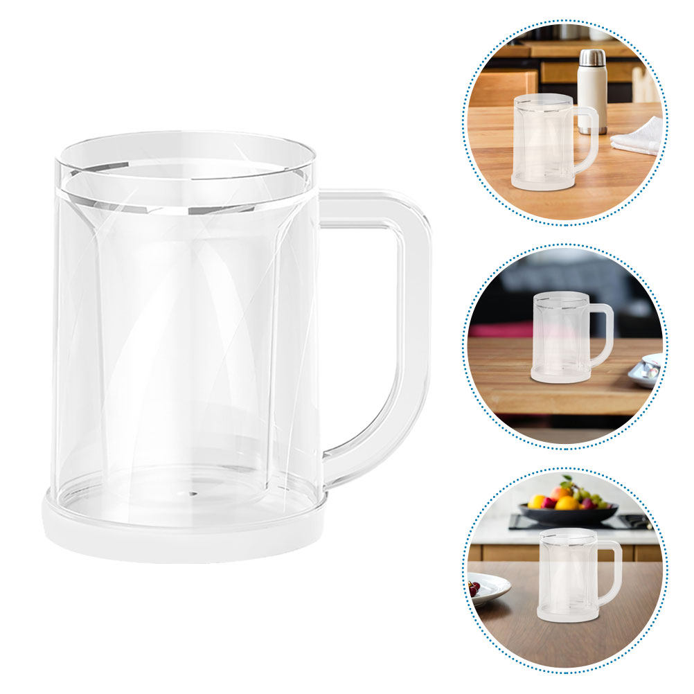 2Pcs Reusable Clear Freezer Mu - đánh giá và giá Double Wall Mug