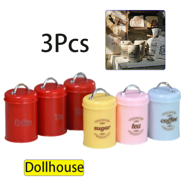 3Pcs Miniature Dollhouse Mini  - đánh giá và giá Coffee Tea & Company