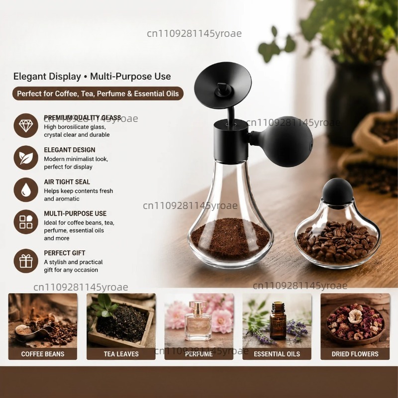 Glass Aroma Sample Bottle Coff - đánh giá và giá Coffee Tea & Company