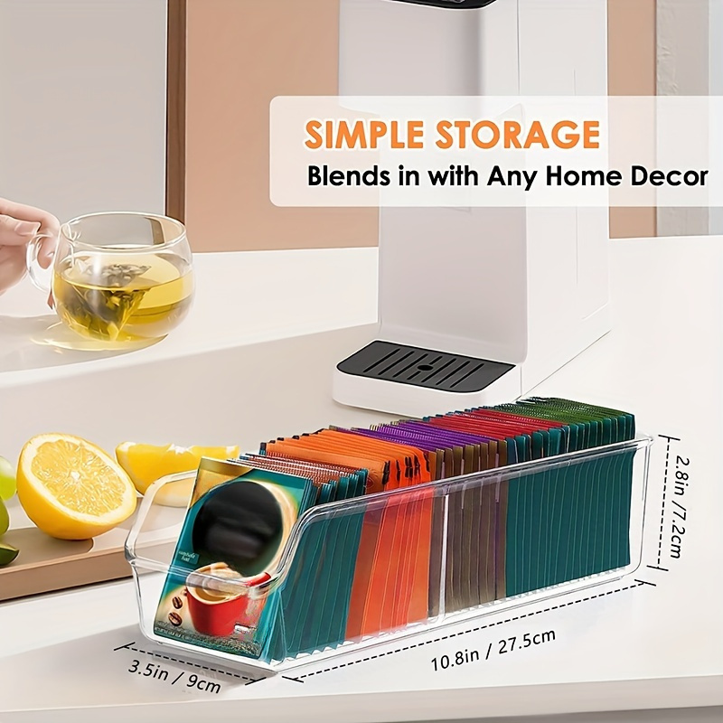 1pc Clear Tea Bag Organizer Bo - đánh giá và giá Coffee Tea And Sugar Set