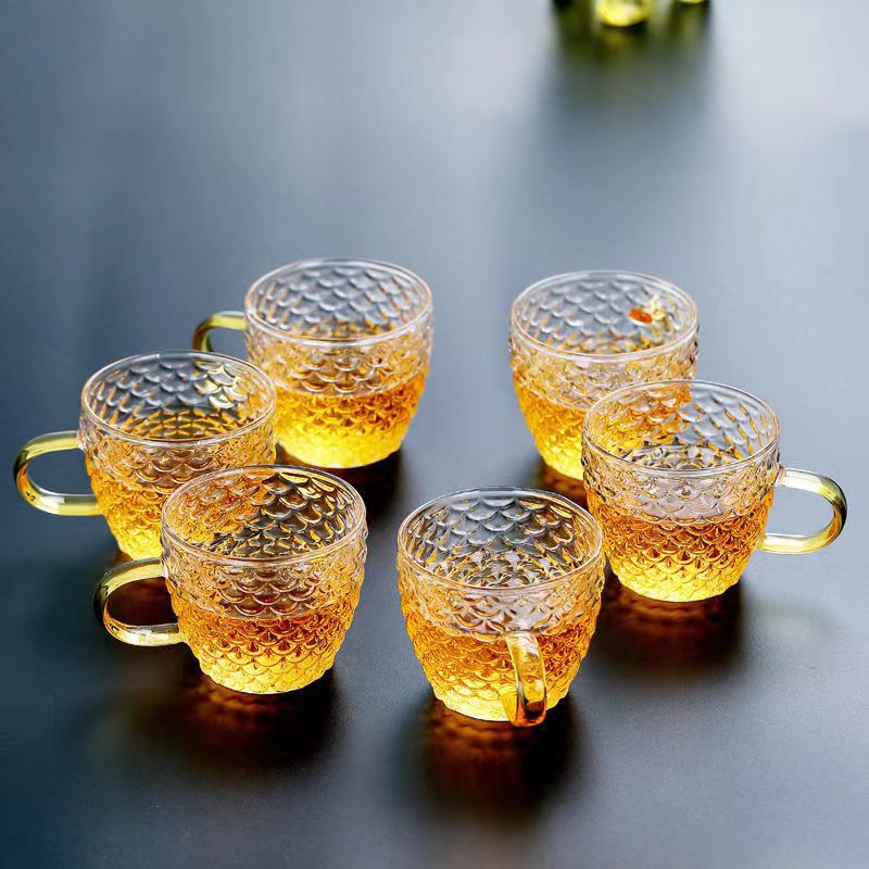 Bộ Ấm Chén Trà Thủy Tinh Nhỏ L - đánh giá và giá Coffee Tea And Sugar Set