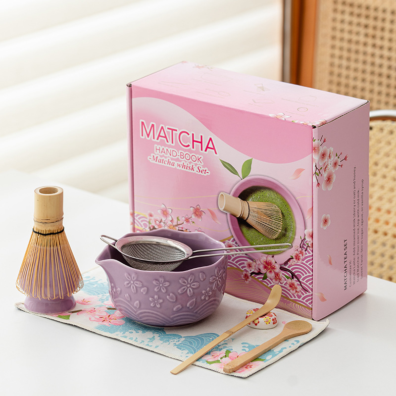 8pc Light Luxury Matcha Kit Ja - đánh giá và giá Matcha Whisk Set