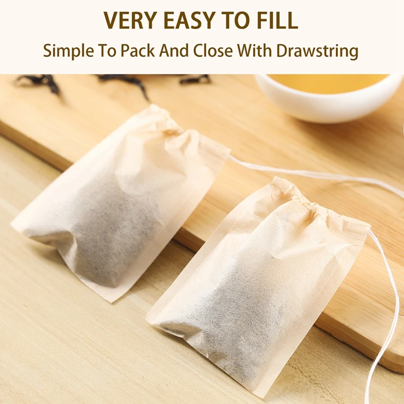 100Pcs Teabags with Drawstring - đánh giá và giá Coffee Bean And Tea Leaf