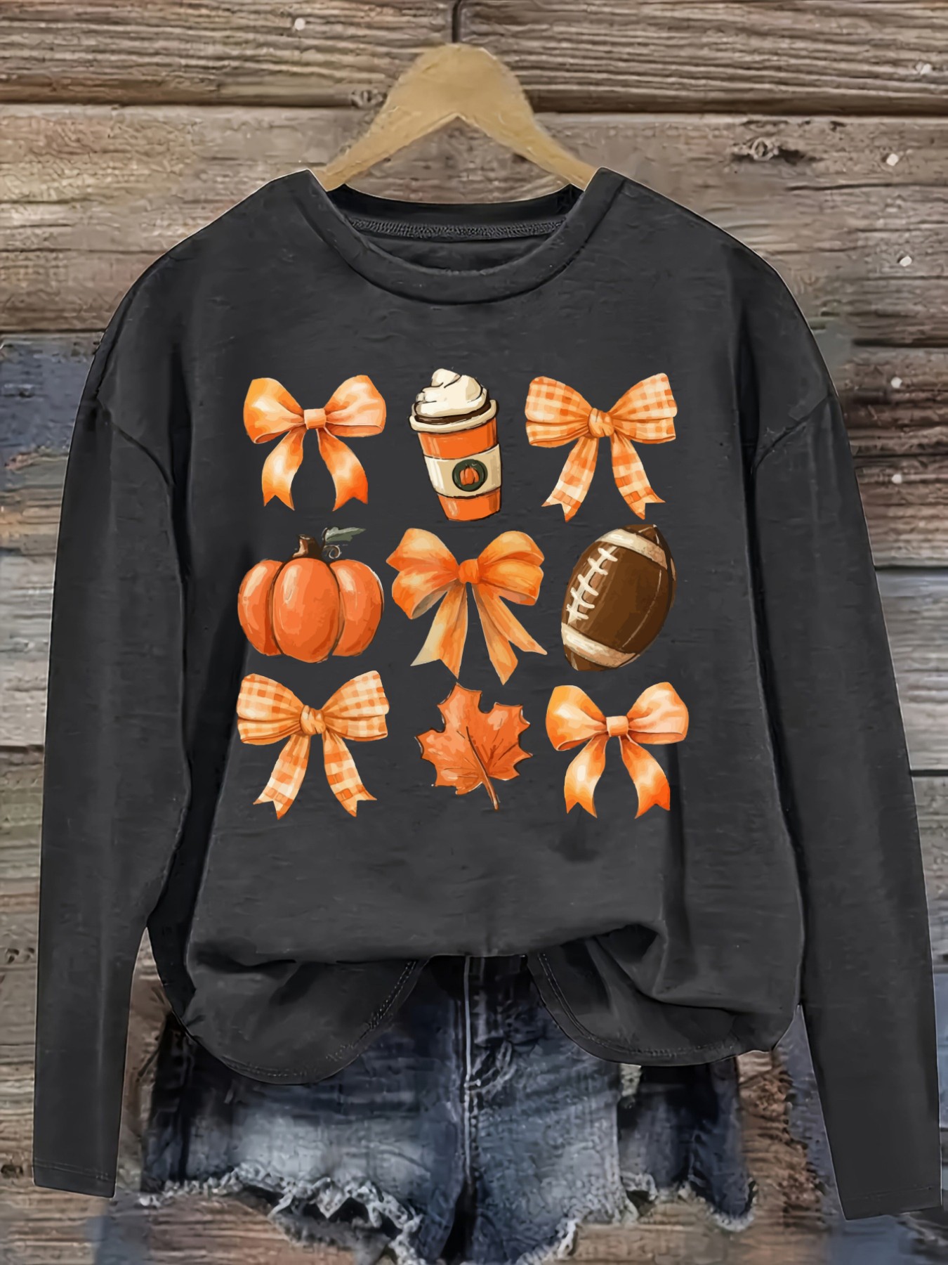 Women's Casual Long Sleeve Cre - đánh giá và giá Coffee & Tea Difabis