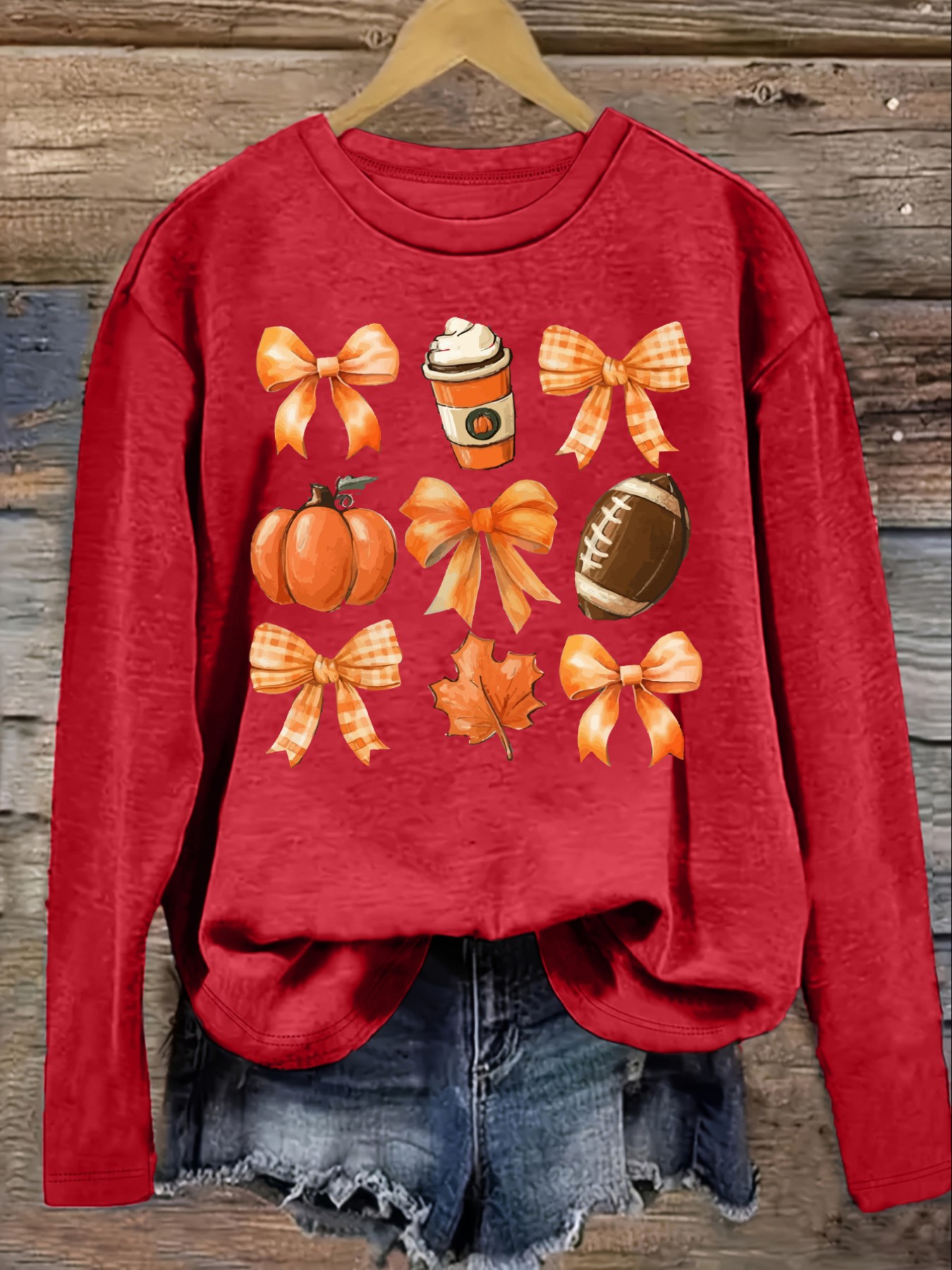 Women's Casual Long Sleeve Cre - đánh giá và giá Coffee & Tea Difabis