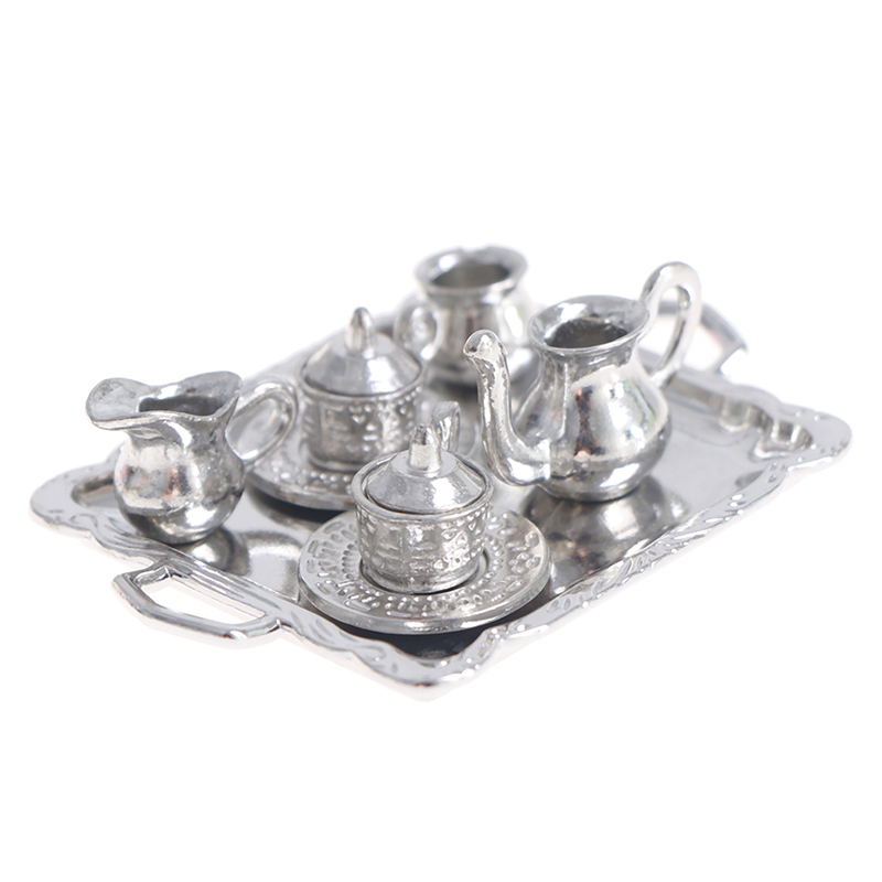 10pcs/Set 1/12 Dollhouse Minia - đánh giá và giá Coffee Tea And Sugar Set