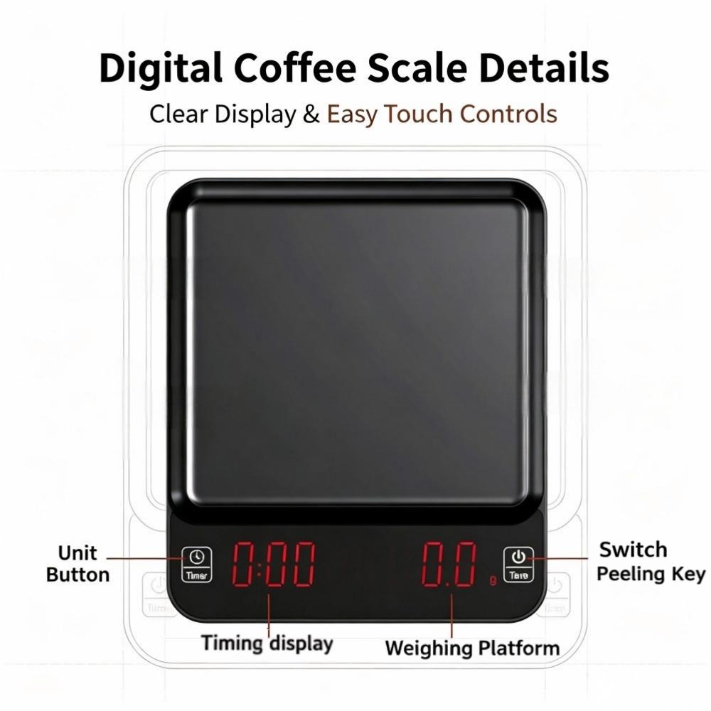 3kg/0.1g High Precision Digita - đánh giá và giá Coffee & Tea Difabis