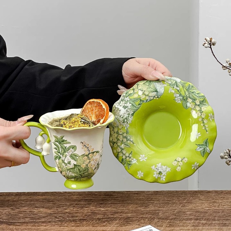 Lily of the valley blooming af - đánh giá và giá Coffee Tea And Sugar Set
