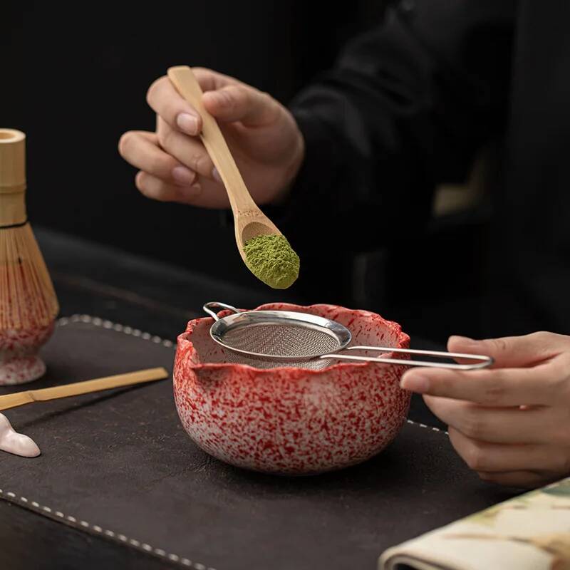 1/2/4/8PCS (Round Moon/Flower  - đánh giá và giá Matcha Whisk Set
