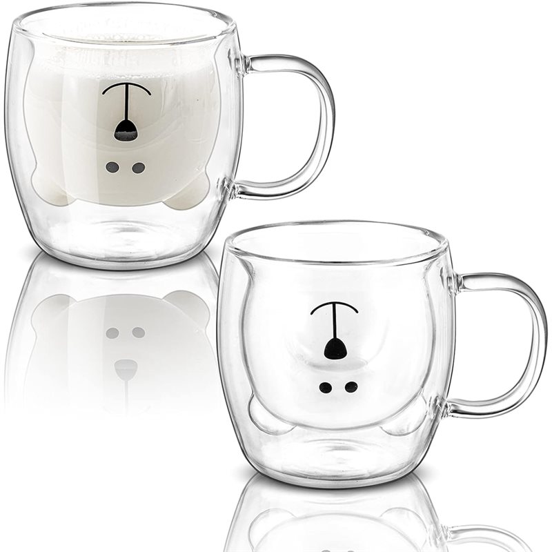 A76I-Cute Bear Design 2 Pack D - đánh giá và giá Double Wall Mug