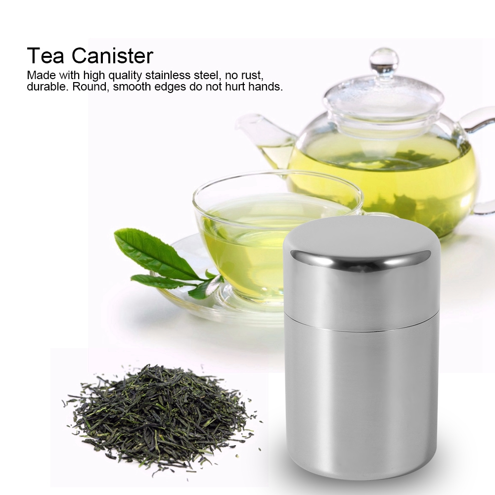 Stainless Steel Tea Leaf Tins  - đánh giá và giá Coffee Tea And Sugar Set