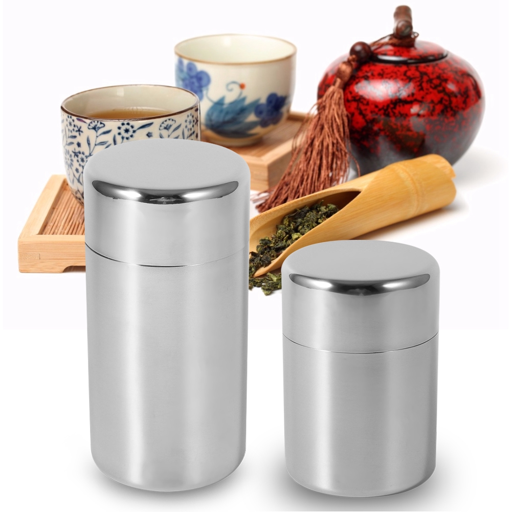 Stainless Steel Tea Leaf Tins  - đánh giá và giá Coffee Tea And Sugar Set
