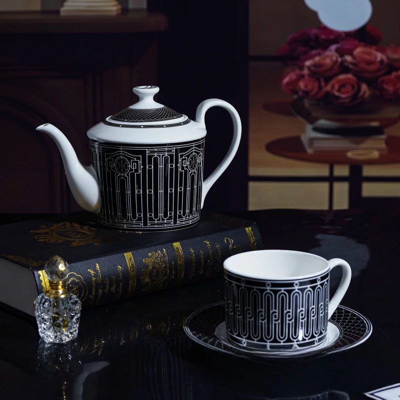 Simple European-Style Tea Set  - đánh giá và giá Coffee Tea And Sugar Set
