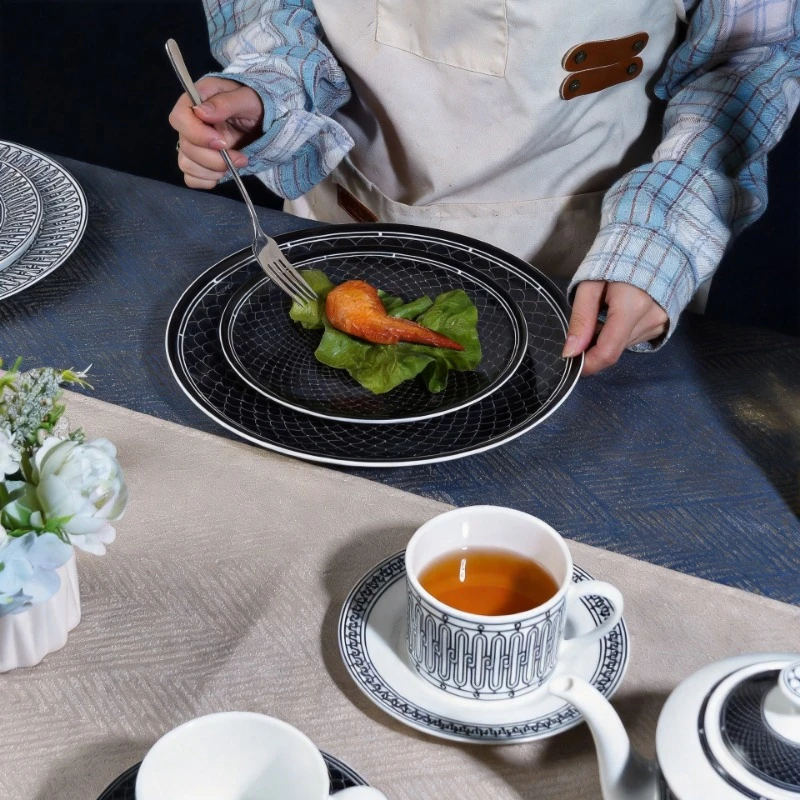 Simple European-Style Tea Set  - đánh giá và giá Coffee Tea And Sugar Set