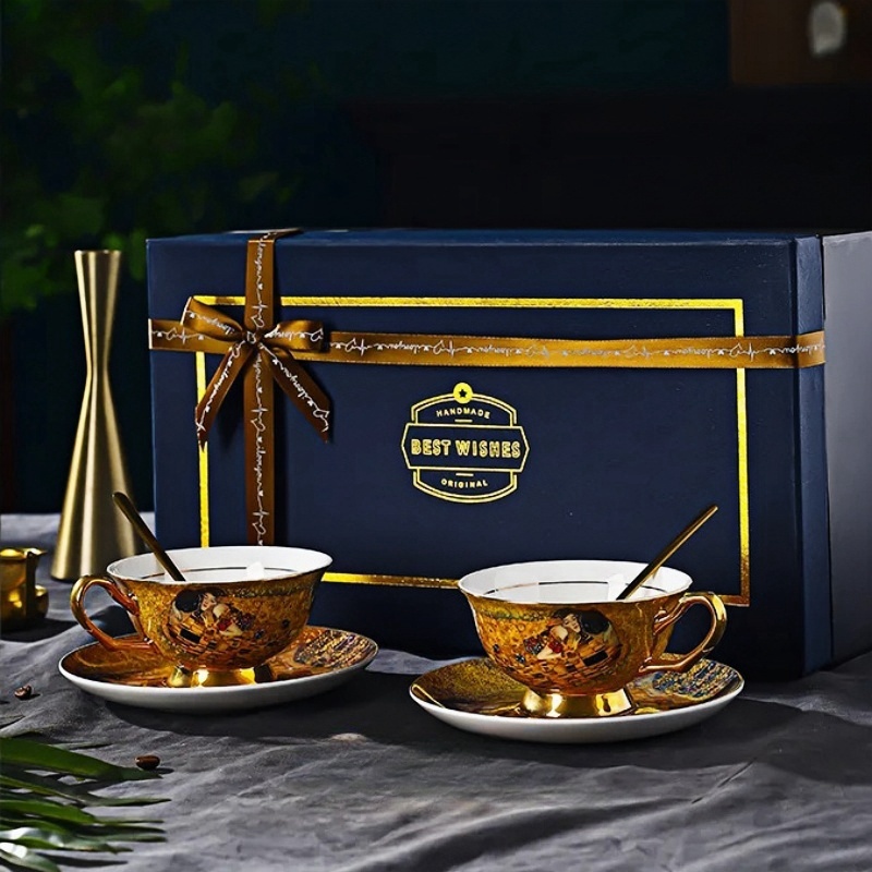 Royal Baroque Style Bone China - đánh giá và giá Coffee Tea And Sugar Set