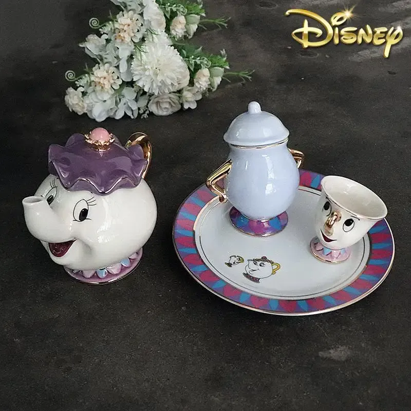 Hot Teapot Cartoon Beauty And  - đánh giá và giá Coffee Tea And Sugar Set