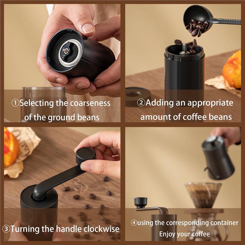 B83B-Hand Coffee Grinder With  - đánh giá và giá French Press Coffee & Tea