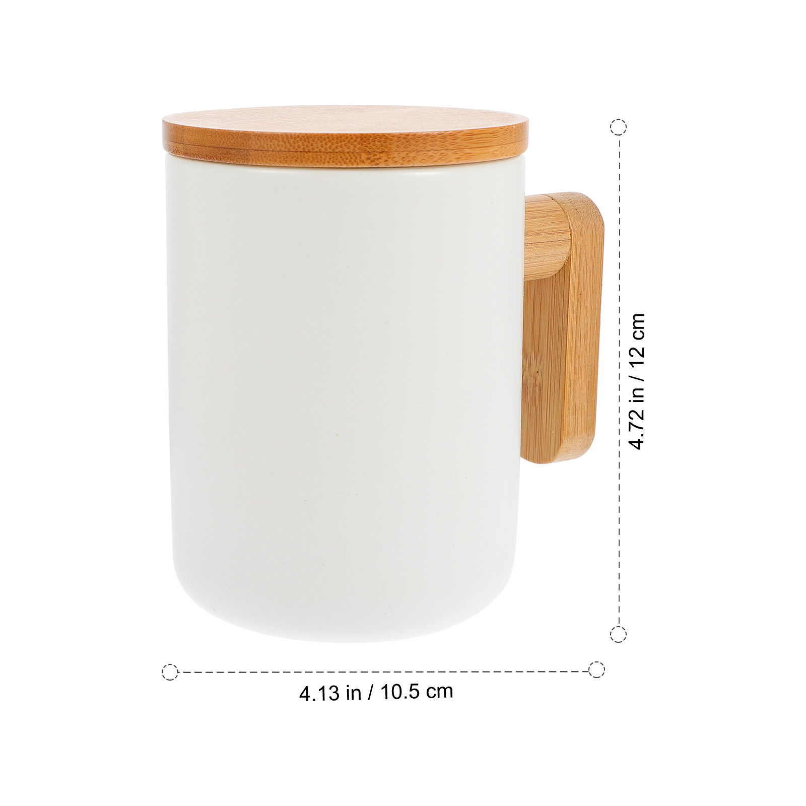Ceramic Mug with Natural Woode - đánh giá và giá Coffee Tea Gardens
