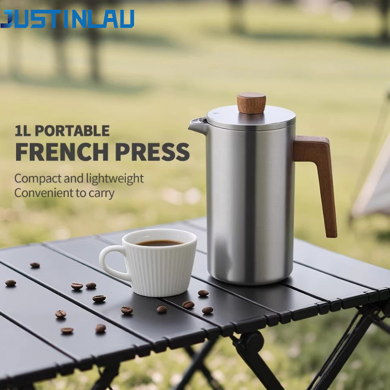 JUSTINLAU 1000ml Stainless Ste - đánh giá và giá French Press Coffee & Tea