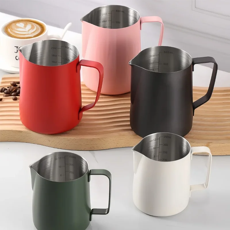 350/600ML Coffee Milk Frothing - đánh giá và giá Barista Milk Jug