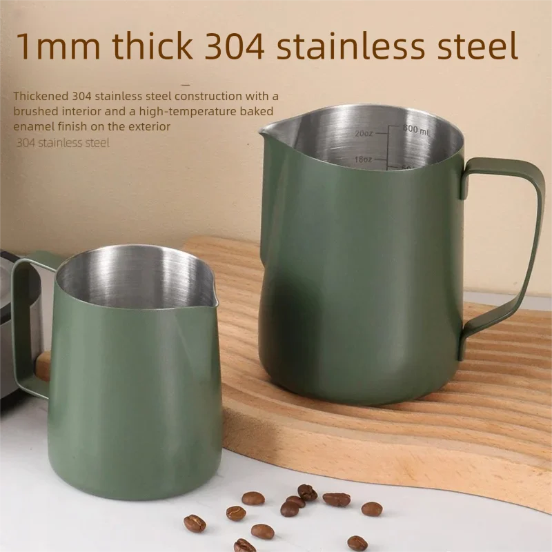350/600ML Coffee Milk Frothing - đánh giá và giá Barista Milk Jug