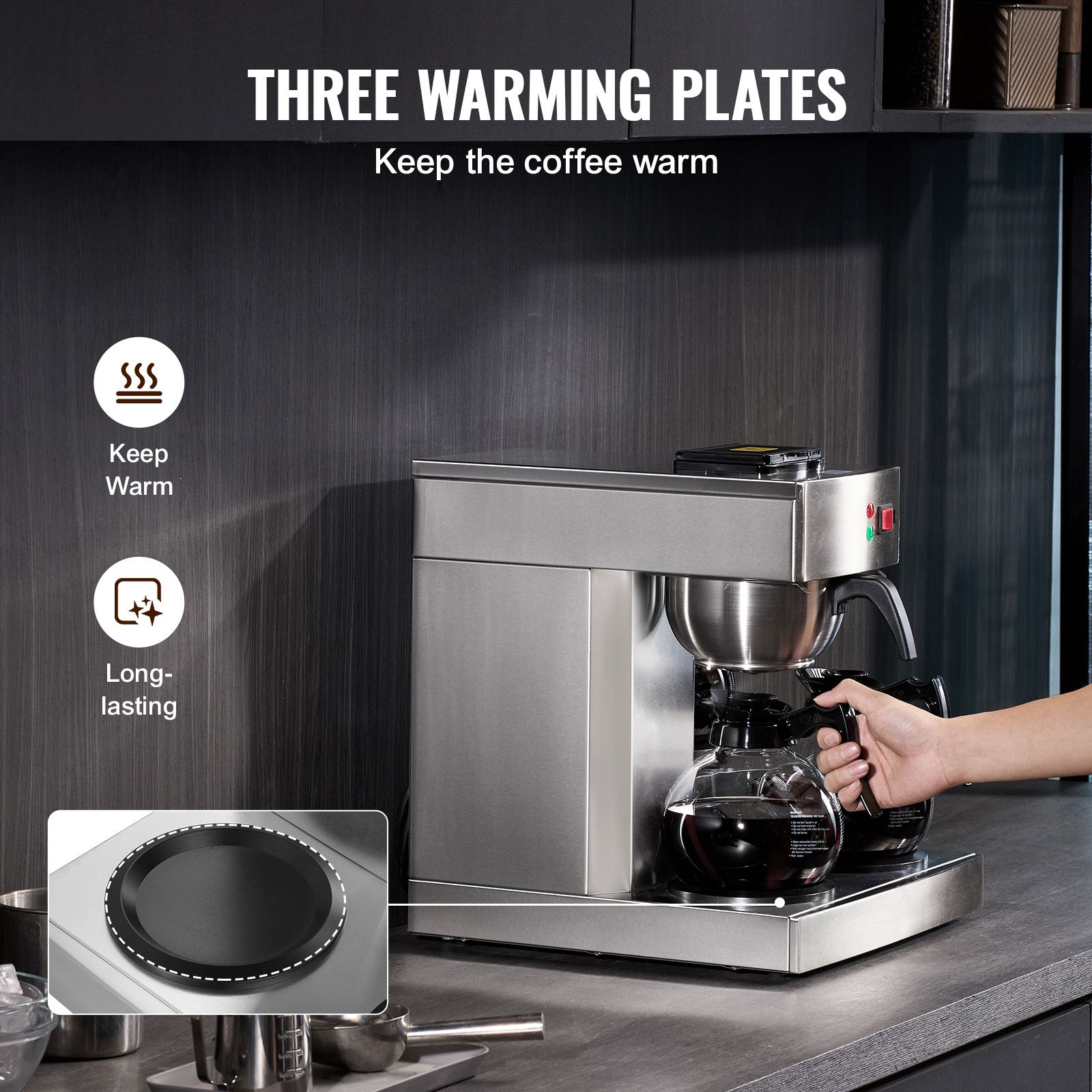 12 Cups Commercial Drip Coffee - đánh giá và giá Coffee&Tea House Opinie