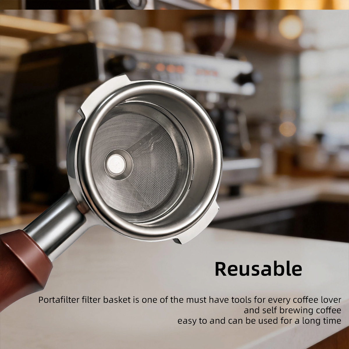 58mm Filter Basket Portafilter - đánh giá và giá Coffee Tamper Leveler