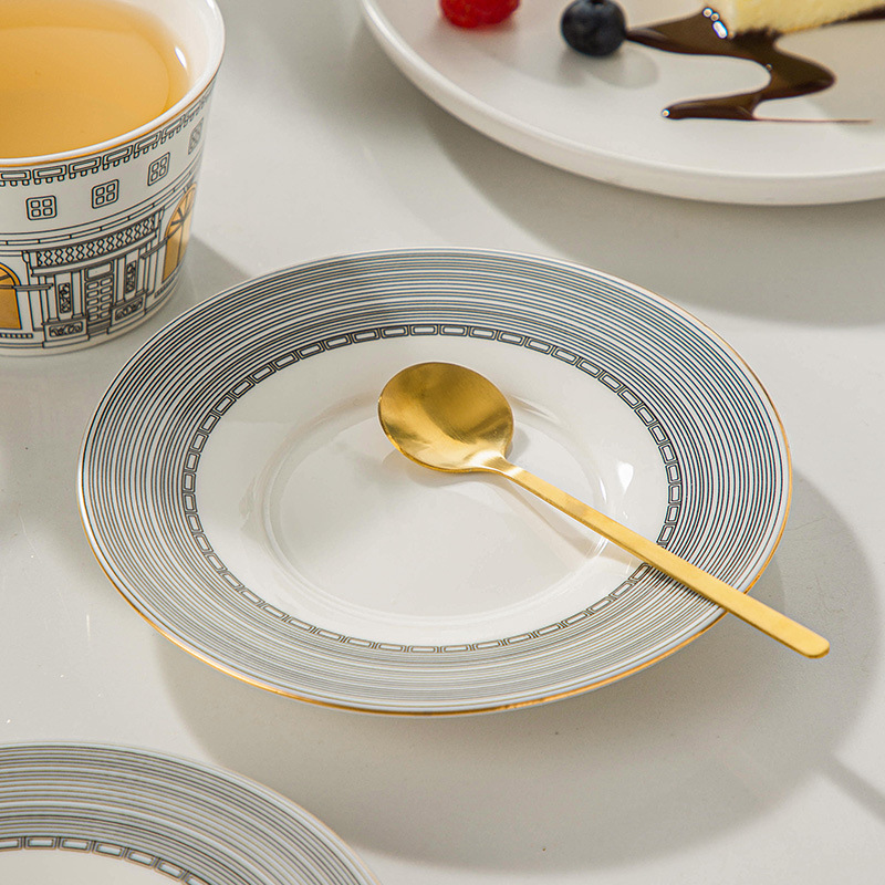 Architectural Cup and Saucer C - đánh giá và giá Coffee Tea And Sugar Set
