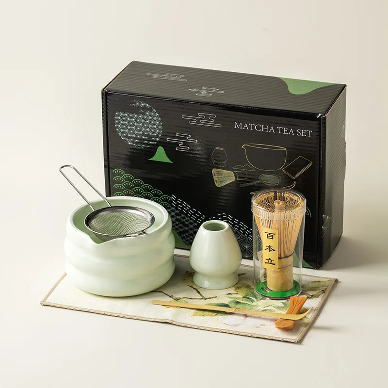2/4//7PCS Japanese Matcha Set  - đánh giá và giá Matcha Whisk Set